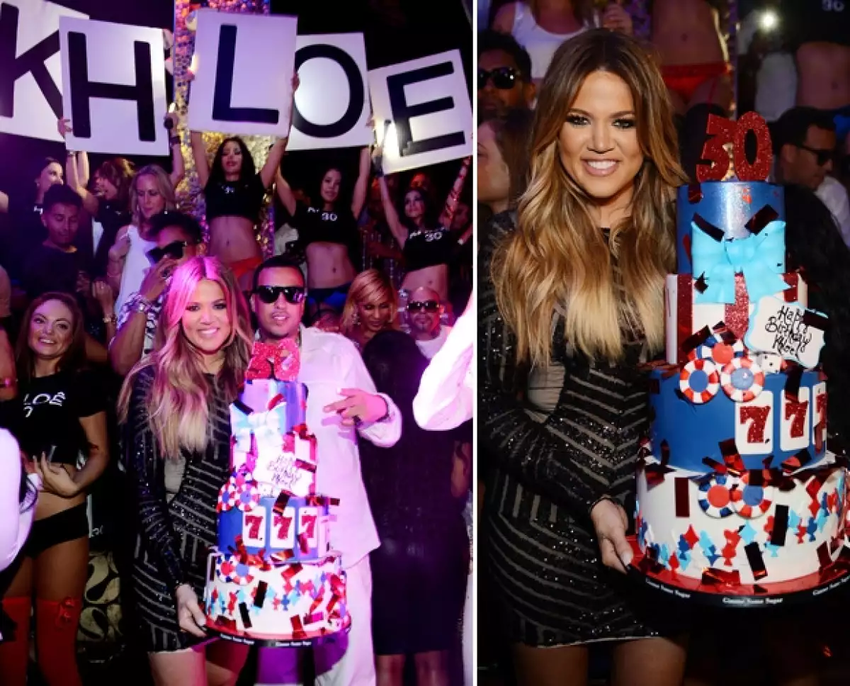 El viernes por la noche la socialité y su novio French Montana llegaron al restaurante TAO de la Ciudad del juego para seguir festejando sus 30 años. Sus hermanas brillaron por su ausencia.