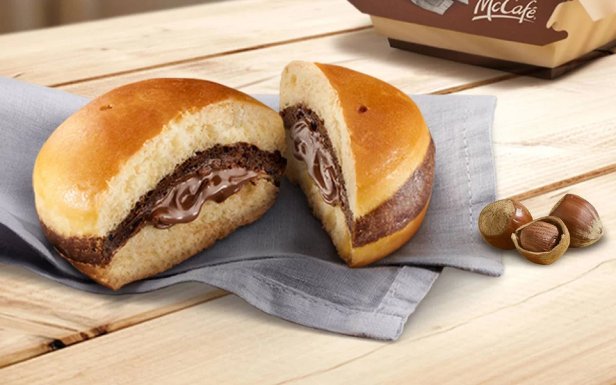McCafé lanzó una hamburguesa de Nutella