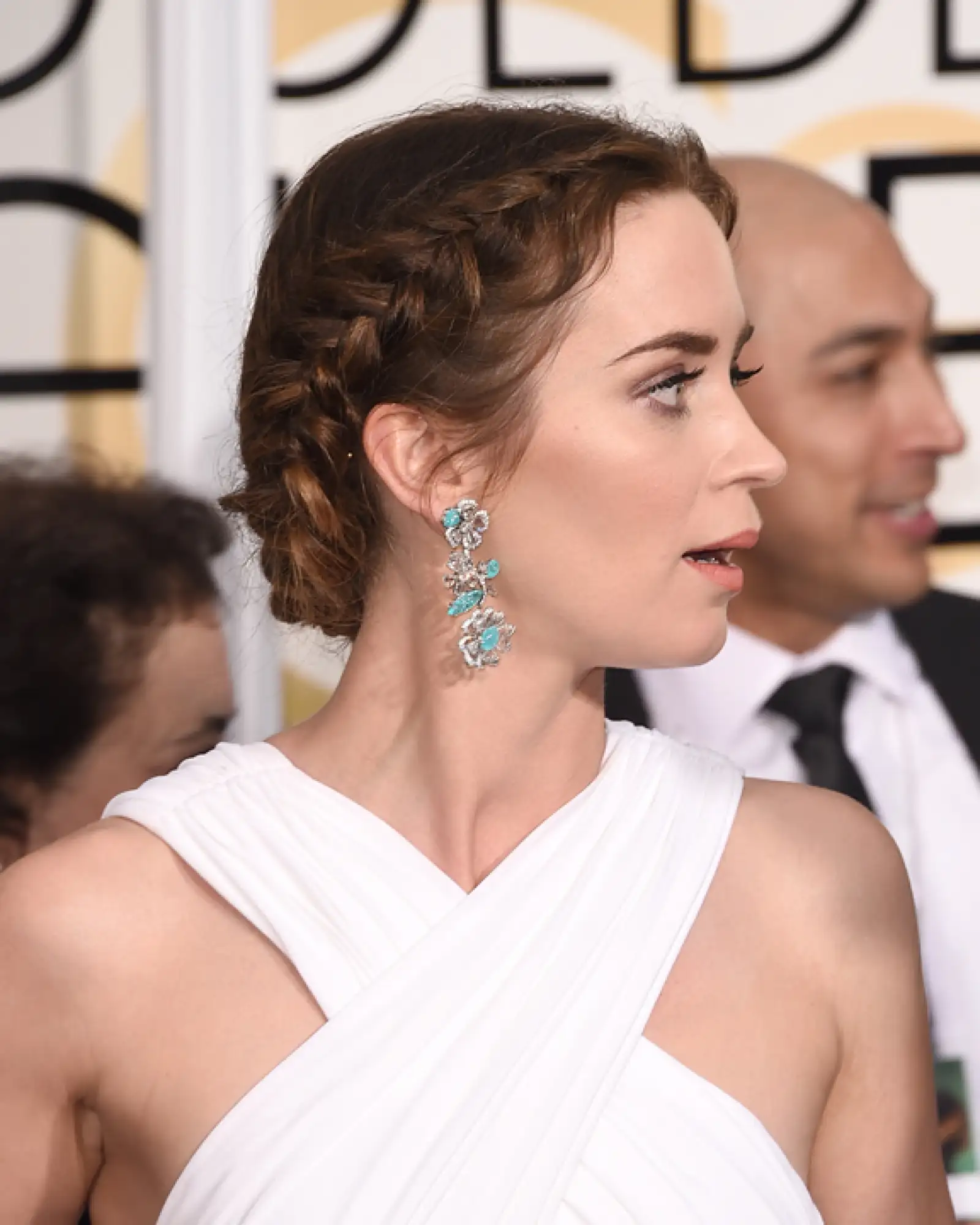 Emily Blunt en los Golden Globes 2015.