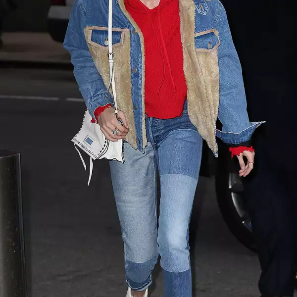 Gigi Hadid at LAX International Airport, Los Angeles, USA - 12 Mar 2018