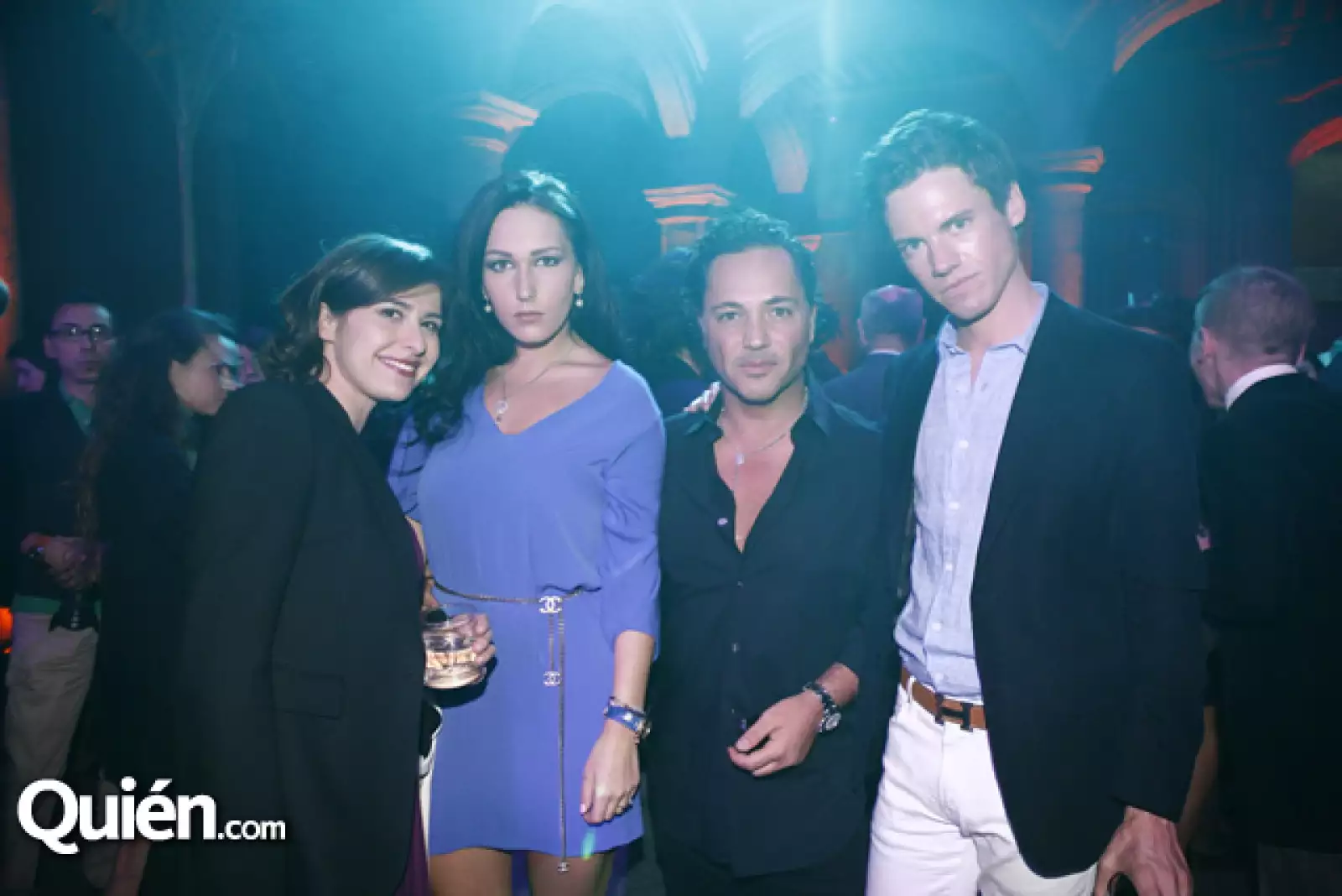 Valeria Bertoli, Irina y Héctor Bitar y Christopher Wolf