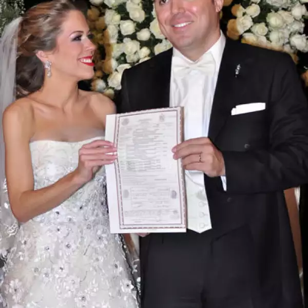 Boda de Carolina González y Bernardo Bichara Assad