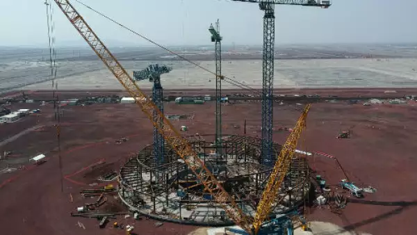 construcci�n del Nuevo Aeropuerto