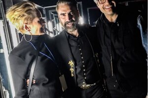 La actriz asistió a la presentación del mexicano este fin de semana en Los Ángeles.