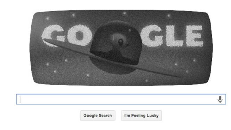 El 8 de julio de 2013, este ‘doodle’ celebró el 66 aniversario del incidente de Roswell, en el que supuestamente apareció una nave espacial en el desierto de Nuevo México.