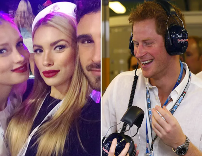 El periódico `The Sun' especula que el soltero más codiciado de Inglaterra encantó a la modelo alemana Anastasia Guseva en una fiesta en Abu Dabi.