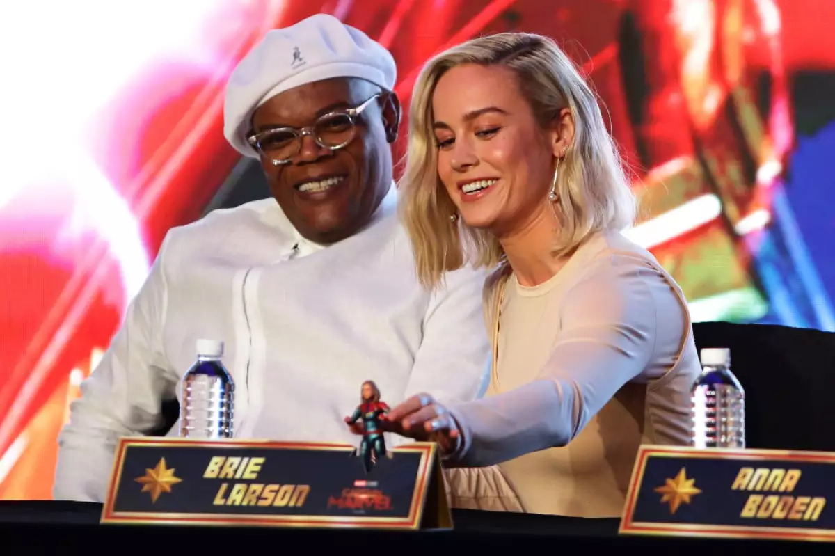 Captain Marvel Talent Tour Press Conference