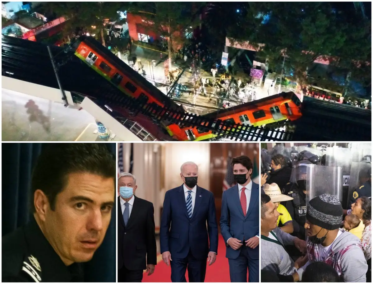 El colpaso del metro o la reunión de AMLO con Biden y Trudeau son algunas de las noticias que marcaron 2021. 