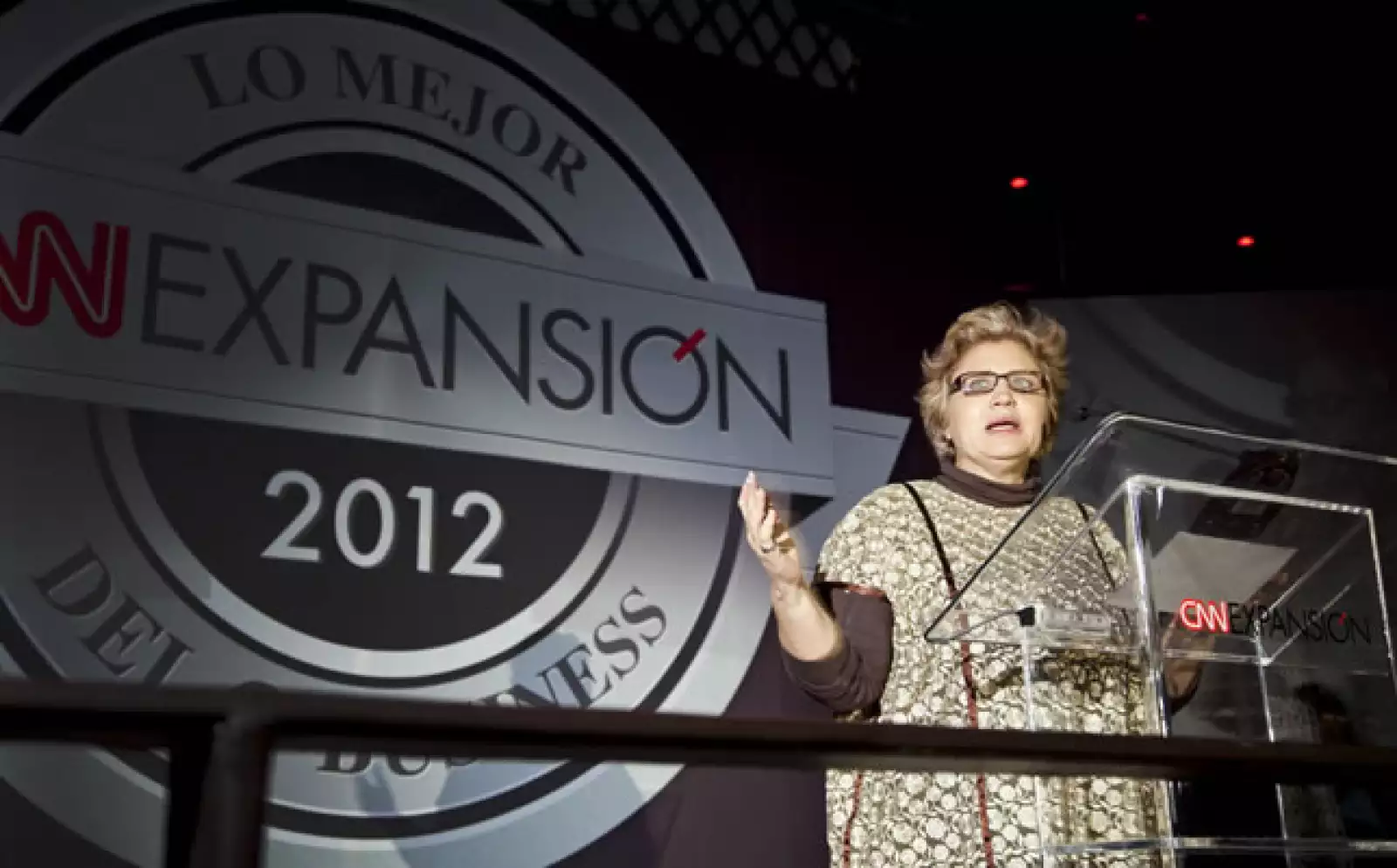 Rossana Fuentes Berain, vicepresidenta editorial de Grupo Expansión, al cual pertece CNNExpansión, fue la encargada de dar la bienvenida a los invitados y dar inicio a la premiación.