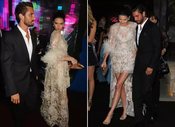 Ni Kendall ni Scott hicieron nada para ocultar que estaban tomados de la mano.