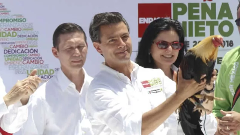 Enrique Peña Nieto hizo un mitin en Aguascalientes, la gente se fue porque llegó tarde y hacia mucho calor