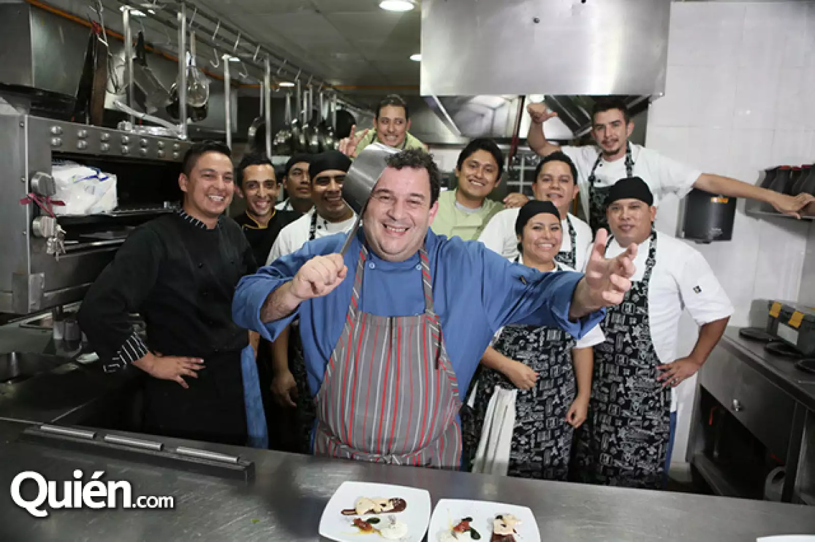 Antonio Barreiro y su equipo