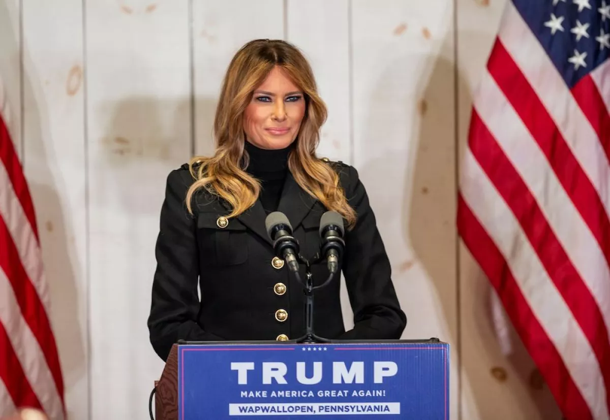 MAGA event with First Lady Melania Trump, Wapwallopen, Pennsylvania, United States - 31 Oct 2020