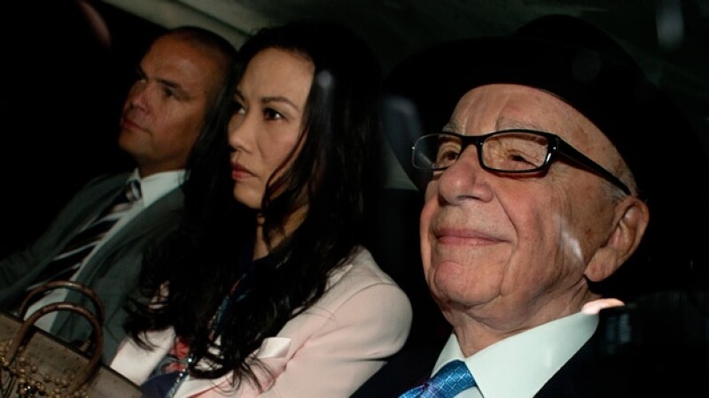 james murdoch, wendi deng y rupert murdoch