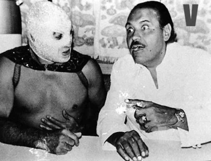 Gaspar Henaine trabajó en el cine junto a la leyenda de la lucha libre El Santo, el enmascarado de plata.