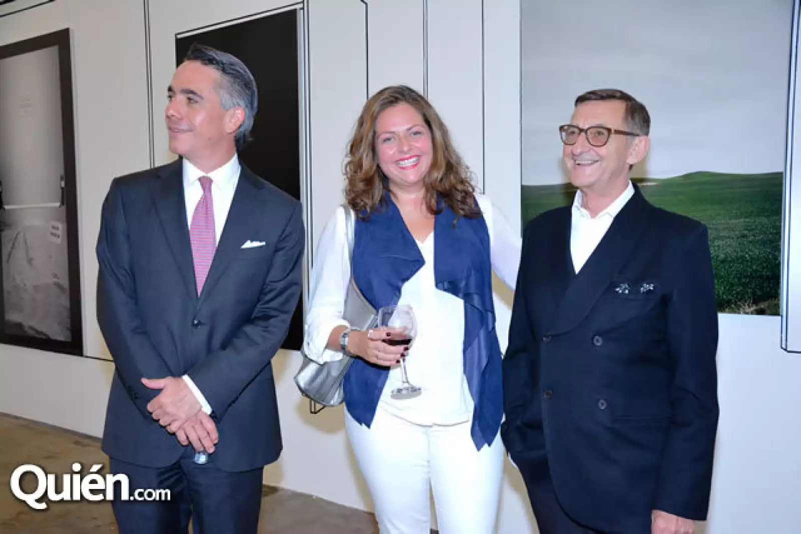 Ricardo Obert,Michelle Aizpuru y Luis Adelantado.