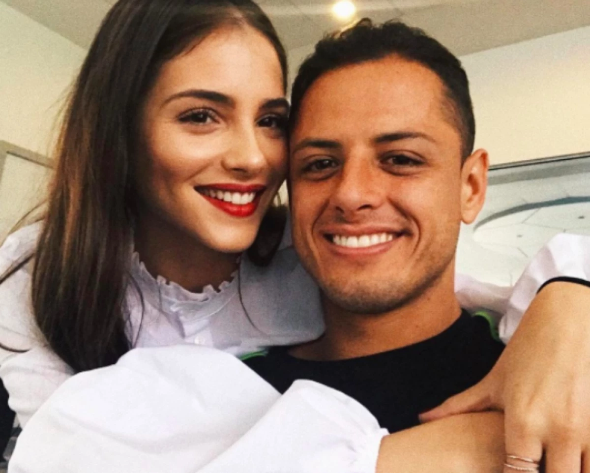 "Chicharito" y Andrea Duro