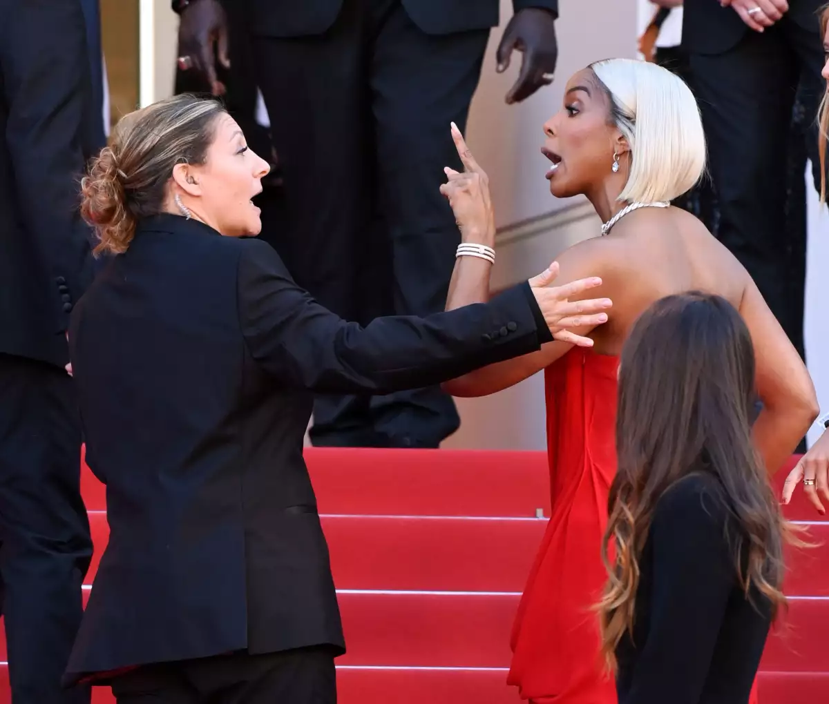 La guardia de seguridad que empujó a Kelly Rowland y Massiel Taveras en Cannes