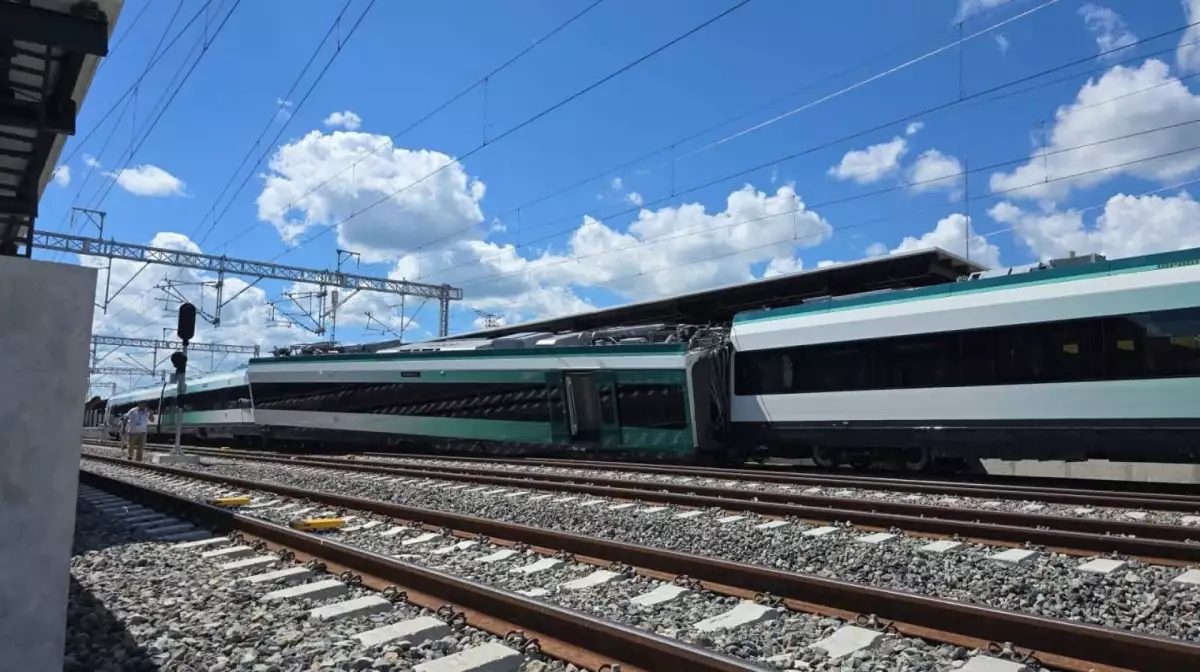 Vagón del Tren Maya se descarrila en Izamal, Yucatán