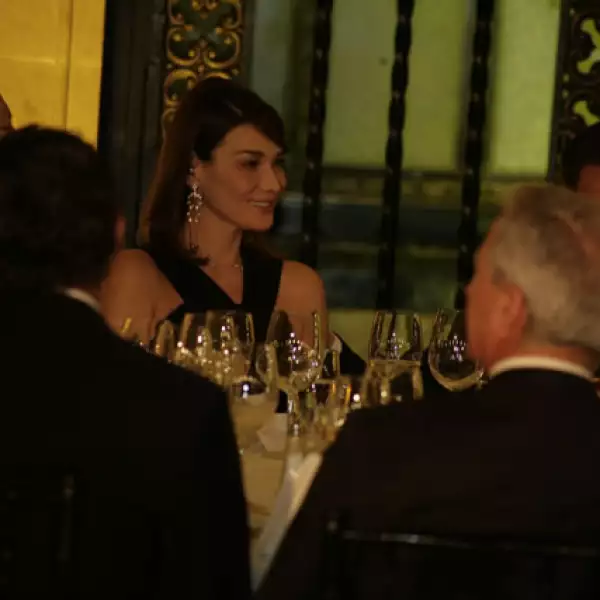 Cena Sarkozy en Palacio Nacional