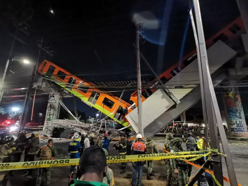 Colapso en la Línea 12 del Metro