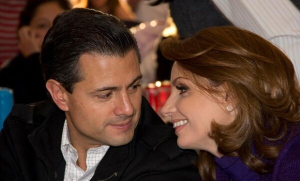 Enrique Peña Nieto y Angélica Rivera.