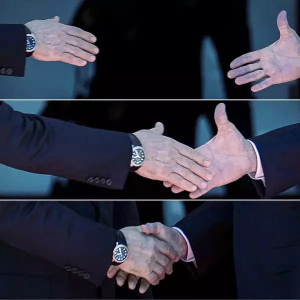 Joe Biden y Vladimir Putin iniciaron su cumbre en Ginebra con un apretón de manos.