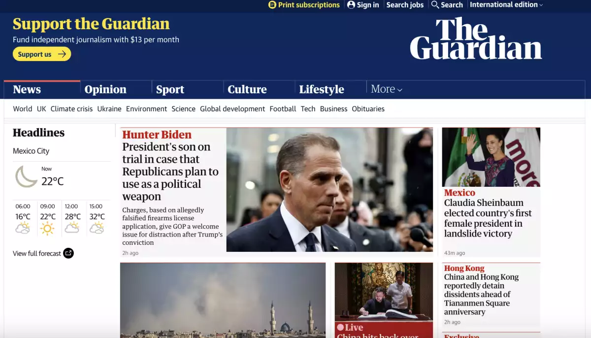 The Guardian Sheinbaum