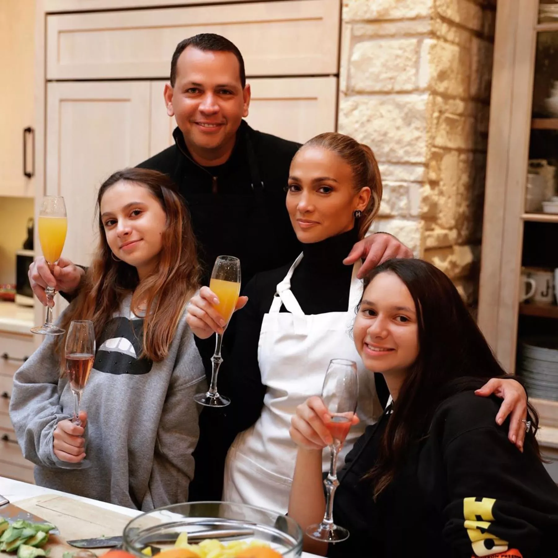 Familia JLo y A-Rod