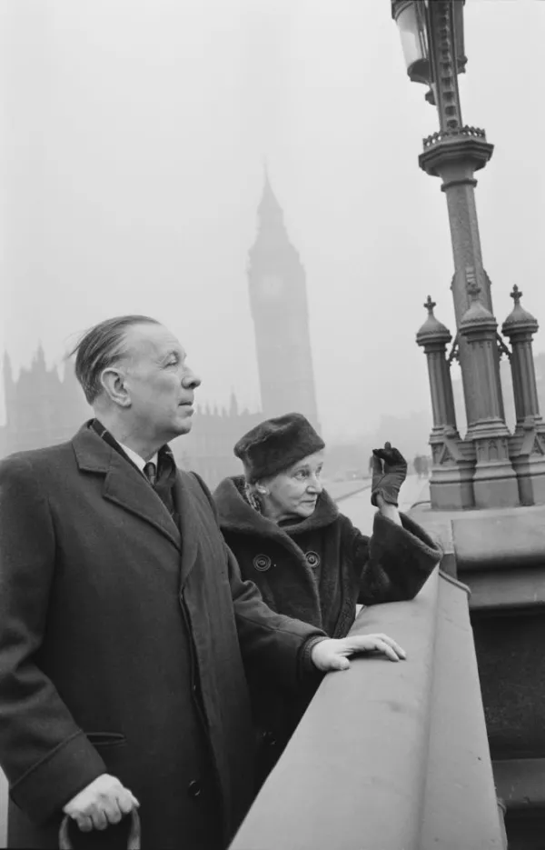 Jorge Luis Borges And Mother