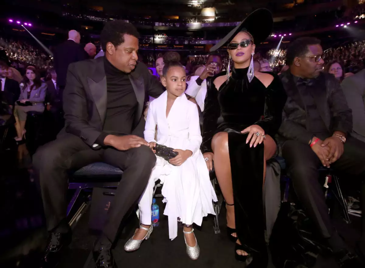  Jay-Z, Blue Ivy y Beyoncé