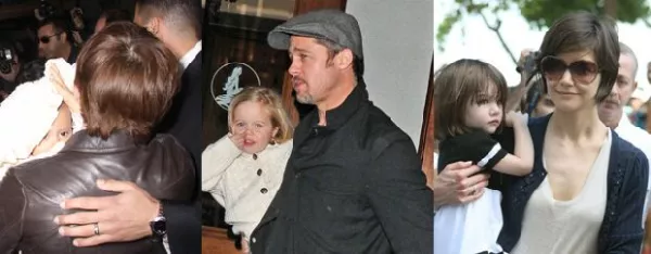 Max, uno de los gemelos de JLo; Shiloh, la hija de Brad Piit y Angelina Jolie, y Suri, la carísmatica hija de Katie Holmes, son el vivo ejemplo de la "monarquía" de Hollywood.