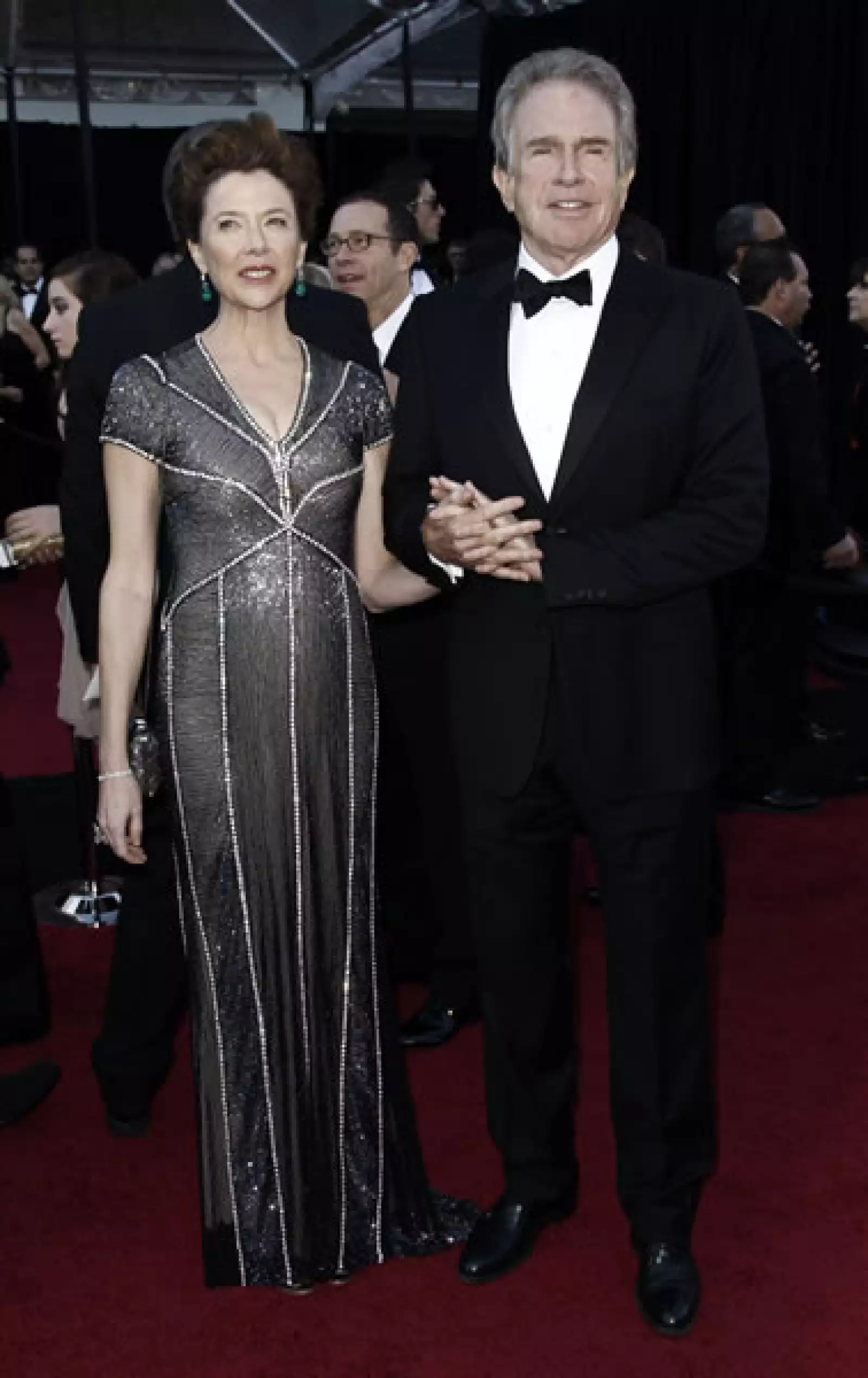 Annette Bening y su esposo Warren Beatty.