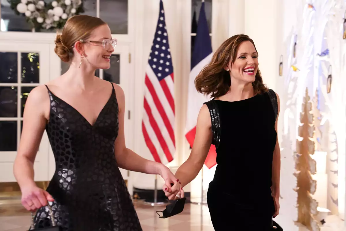 Violet Affleck y Jennifer Garner