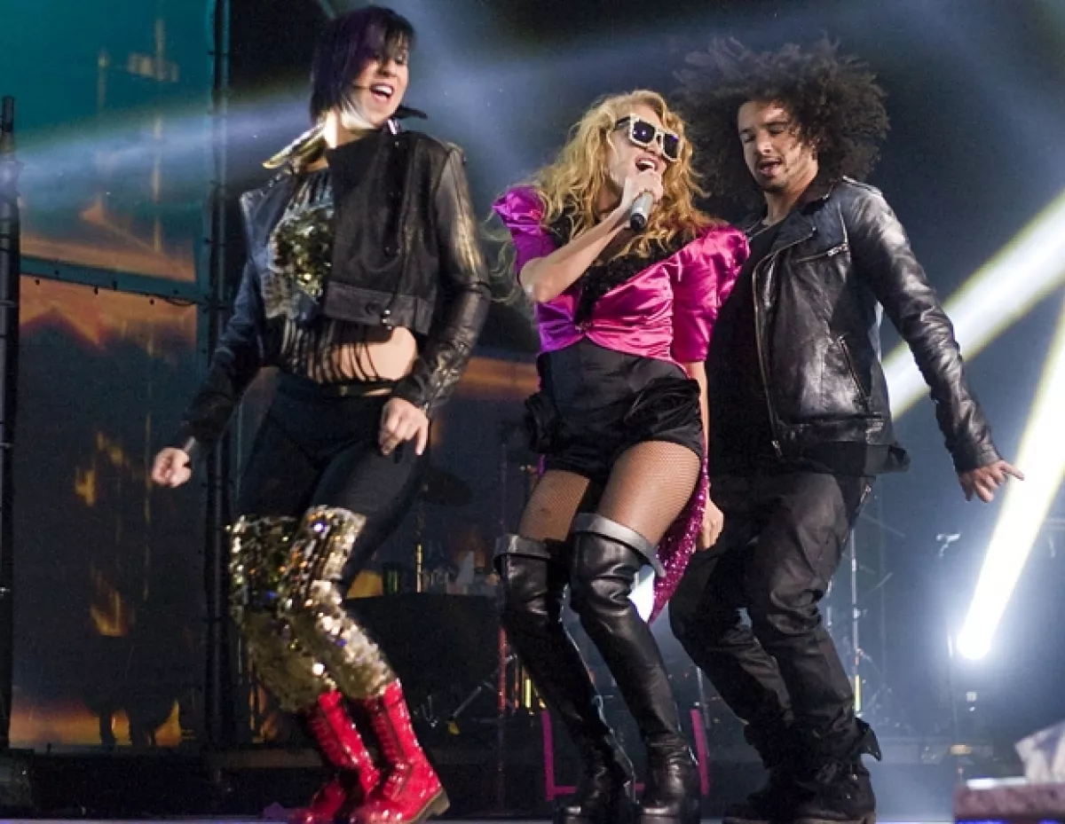Paulina Rubio complació a sus fans con su presentación.