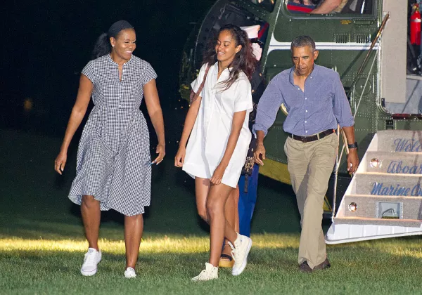 Obamas Return from Vacation
