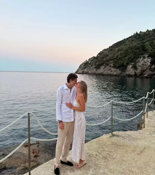 Imagen del compromiso matrimonial de Talita von Furstenberg y Rocco Brignone de Brabant