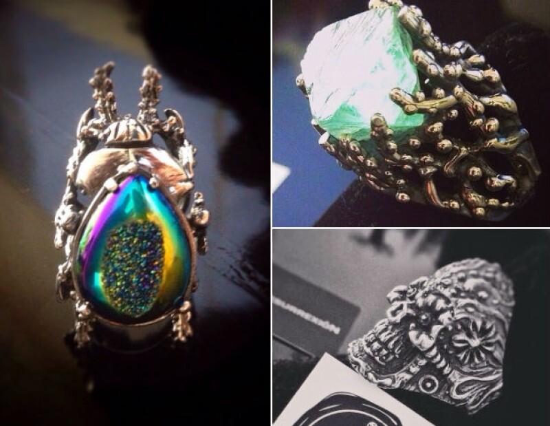 Los anillos son hechos en plata y pueden conseguirse en Ocho Store y en las redes sociales de la marca.