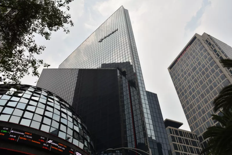 Edificio de la Bolsa Mexicana de Valores (BMV).