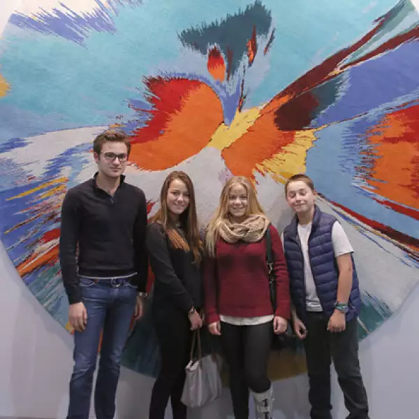 Francisco Lazcurain,Ana Fernández,Isabel Fernández y Juan Pablo Barbarena