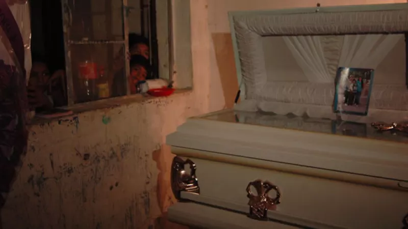 Velorio de joven asesinado por la Patrulla Fronteriza