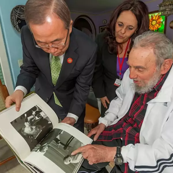 Ban Ki-moon Fidel Castro
