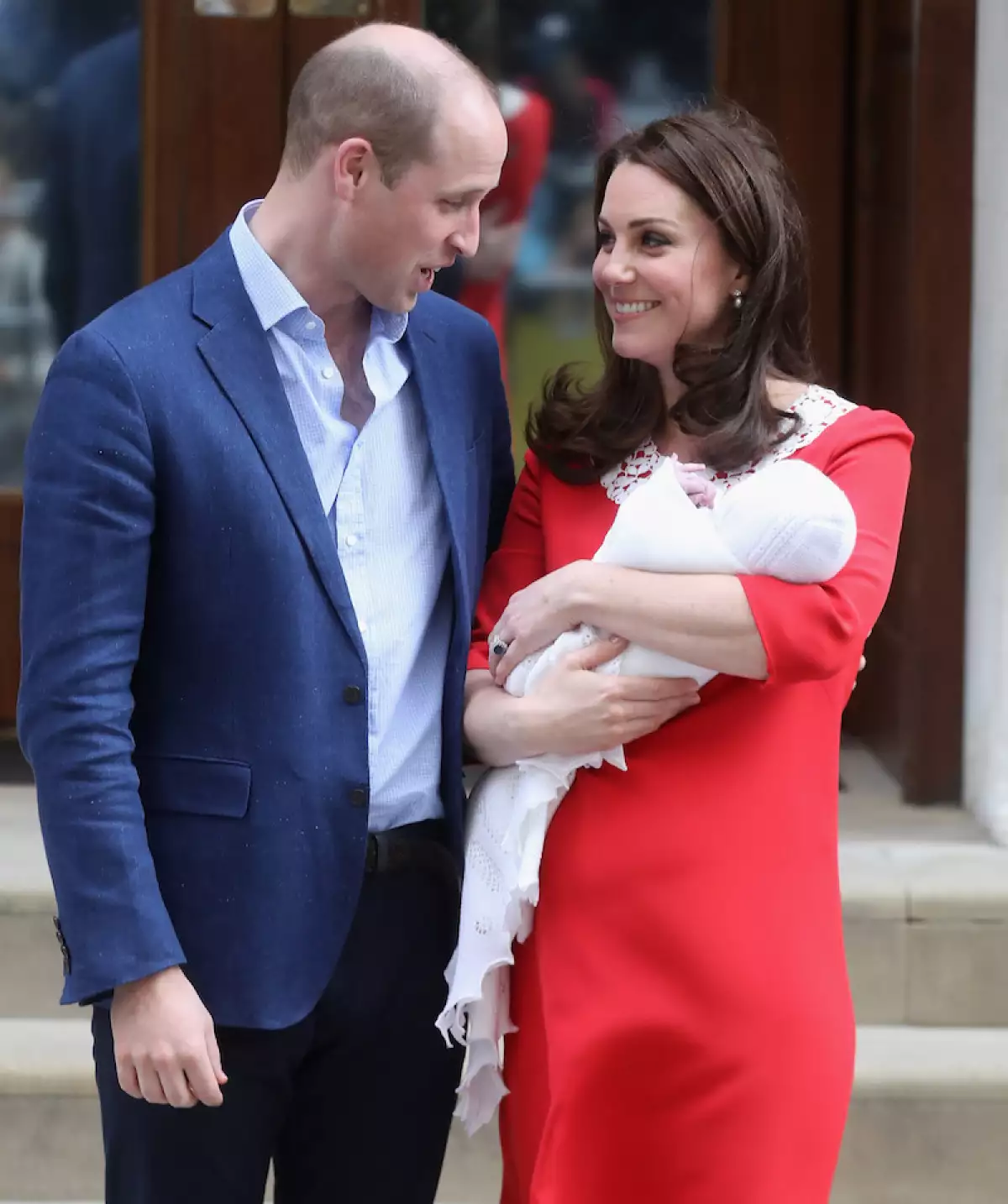 The Duke & Duchess Of Cambridge Depart The Lindo Wing With Their New Son