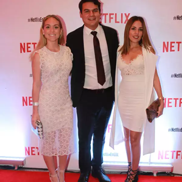 Andrea Serna, Jorge Ponce y Alexis Espejo