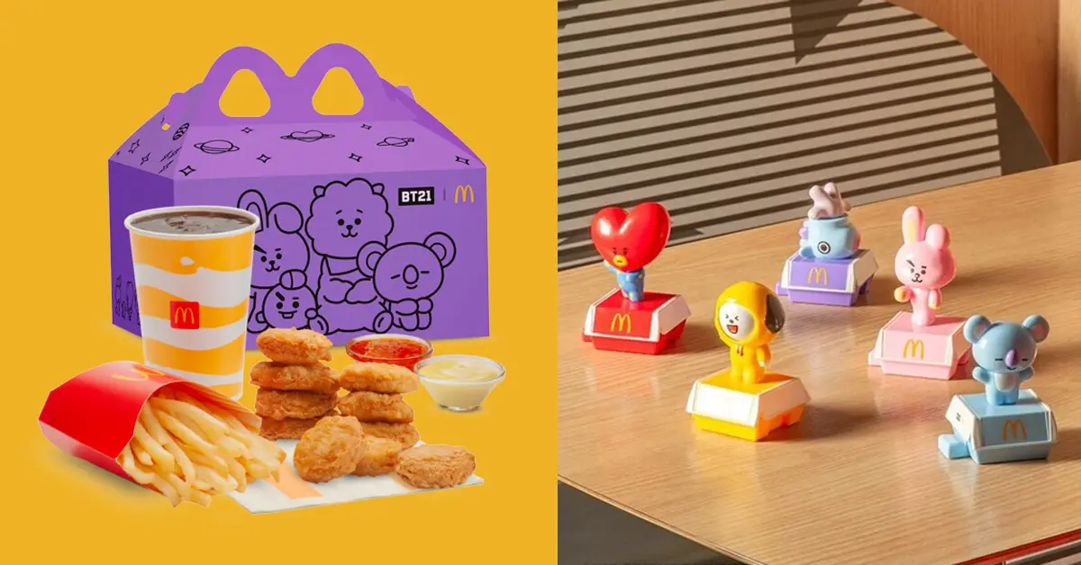 Esta es la verdadera intención de McDonald's con la Cajita Feliz de BT21 y Yu-Gi-Oh! x Hello Kitty
