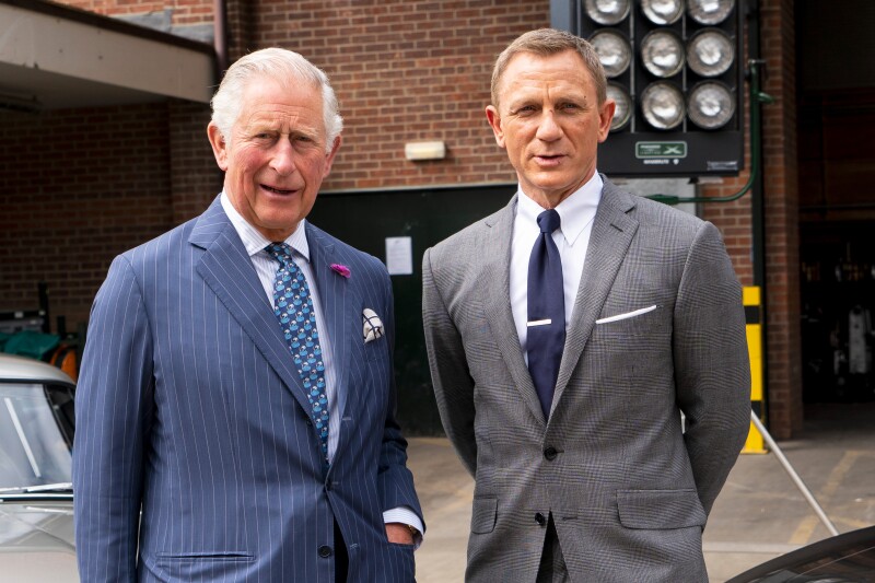 príncipe Carlos y Daniel Craig