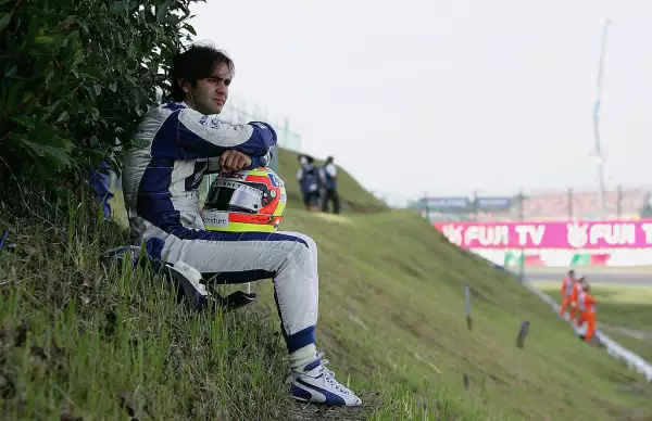 Foto de Archivo de Antonio Pizzonia en 2005 en el Gran Premio de Japón.