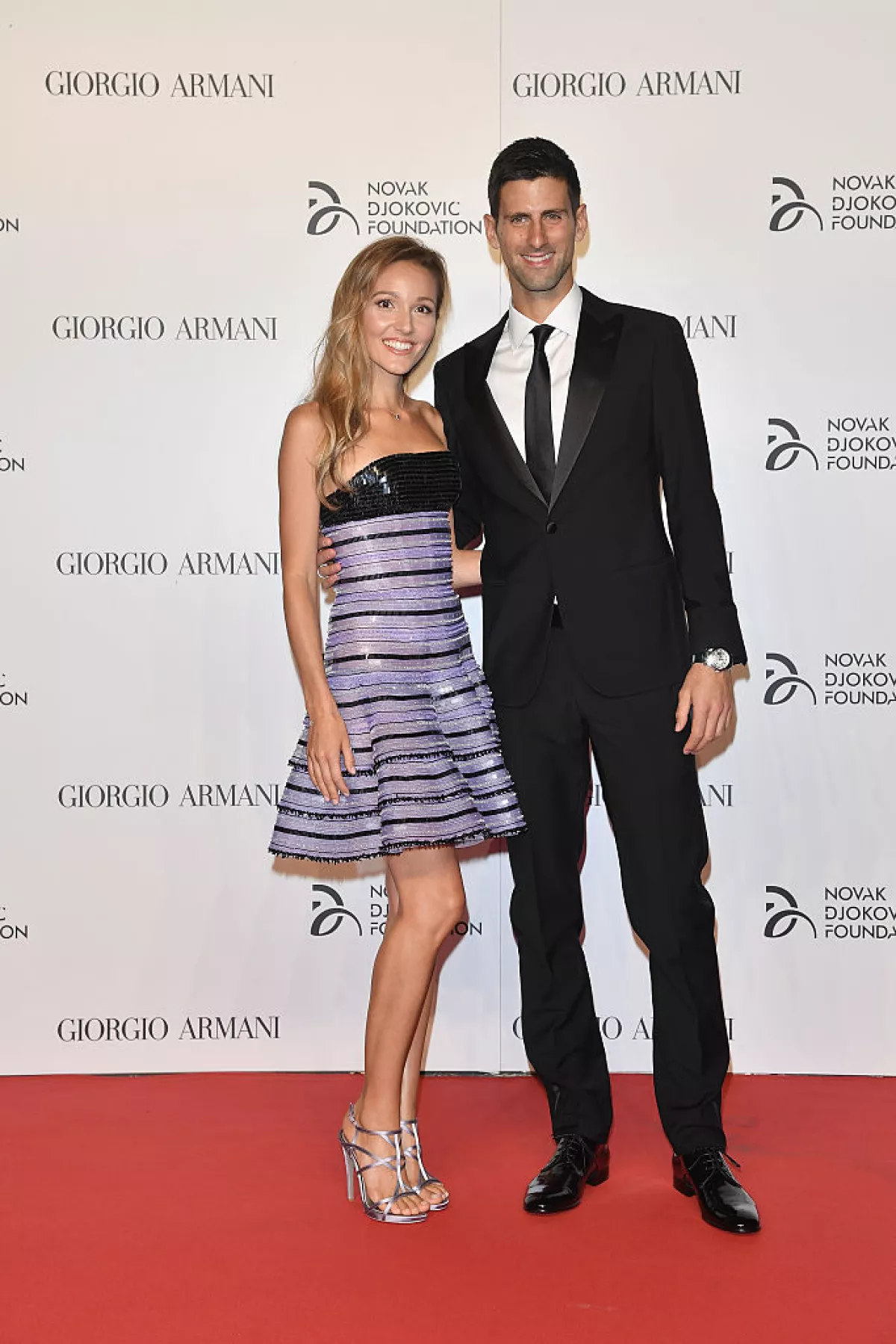 Tennis Meets Fashion At The Milano Gala Dinner Benefitting The Novak Djokovic Foundation Presented By Giorgio Armani