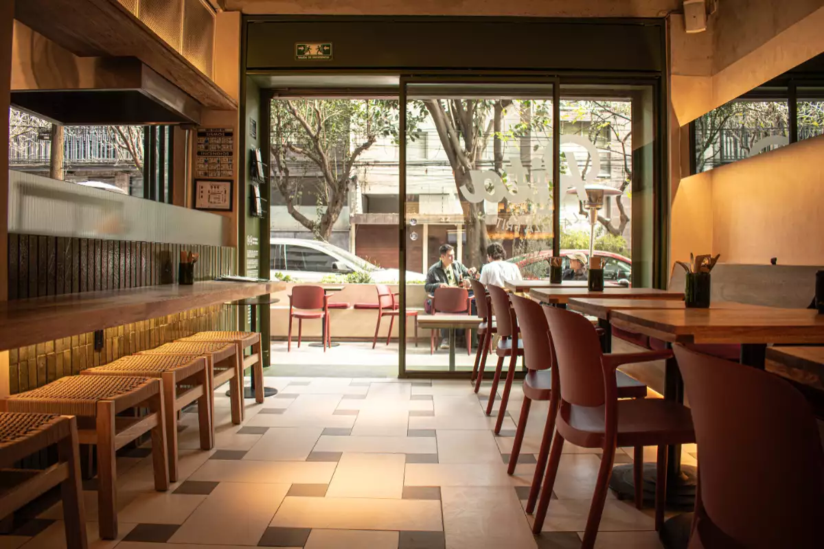 Foto del interior del restaurante Rita La Pizza Frita.