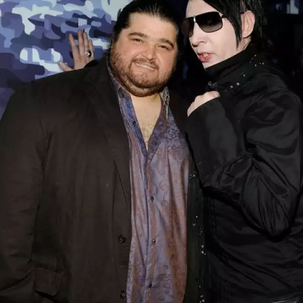 El actor de Lost, Jorge Garcia con Marilyn Manson.